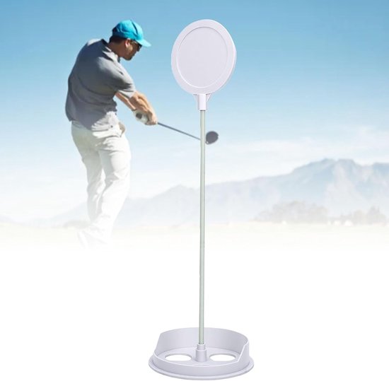 Oefenbeker Golf - Putting Cup - Golf Training - Draagbaar Ontwerp - 31.5 x 15 x 7 cm - Wit — afbeelding 3