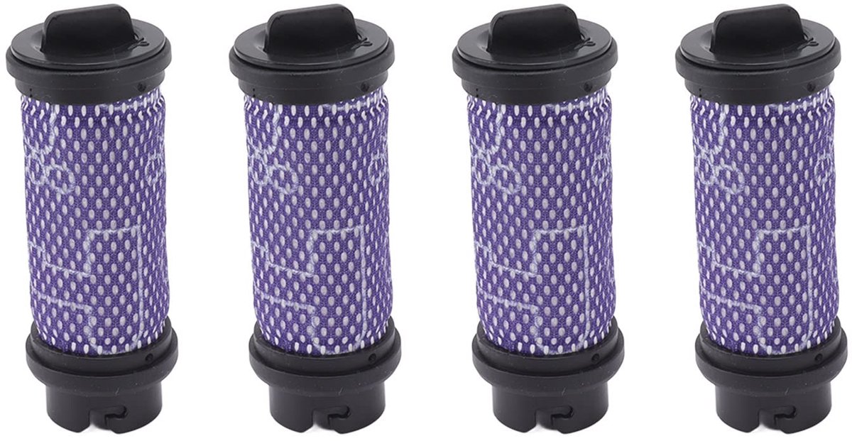 SnelShoppen - Wasbare Vacuümfilterset voor Stofzuigers - 4-delige Vervangingsfilter voor S600 S6P S6 - Stofzuigeraccessoires, Duurzaam en Efficiënt -