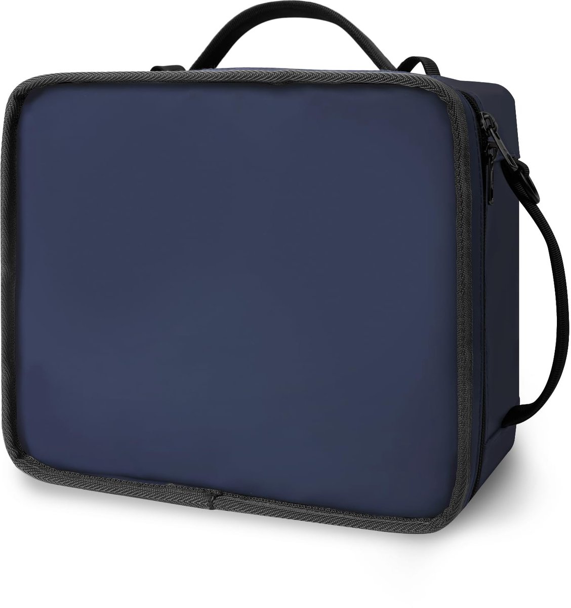 Dailygoods - Grote Capaciteit Geïsoleerde Lunchkoeler - Herbruikbare Koeltas - Waterbestendig - Marineblauw - Voor 12 Blikjes - Lichtgewicht en Duurzaam