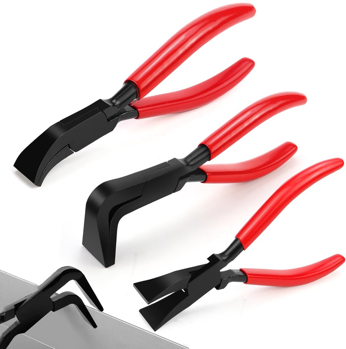 Dailygoods - Vouwbare Tangen Set - 3 Stuks Bending Pliers voor Dakwerk en Klussen