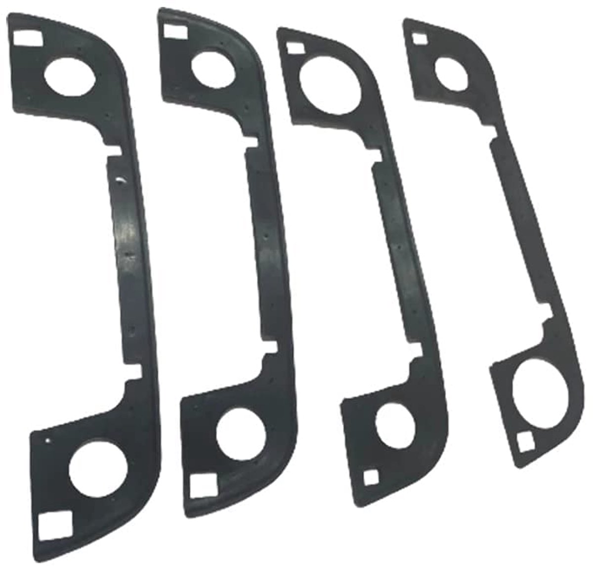 Dailygoods- Deurklinkafdichtingen Set van 4 - Rubber - Geschikt voor BMW E36/E34/E32/Z3 - Compatibel met Serie 3/5/7 - Hoogwaardige kwaliteit - Voor links/rechts/achter - Rubberen Afdichtingen