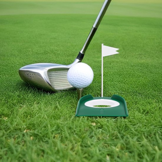 Golf Putting Set - Putting Trainer - Golf Vaardigheden Verbeteren - Afneembare Oefenbekers - 18 x 13.3 cm - Groen van GOLF — afbeelding 3