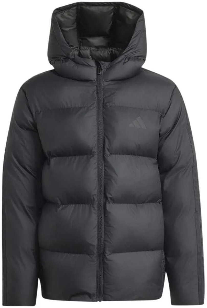 Adidas 3 Stripes Synthetic Down Jas 5-6 Years Kinderen Zwart