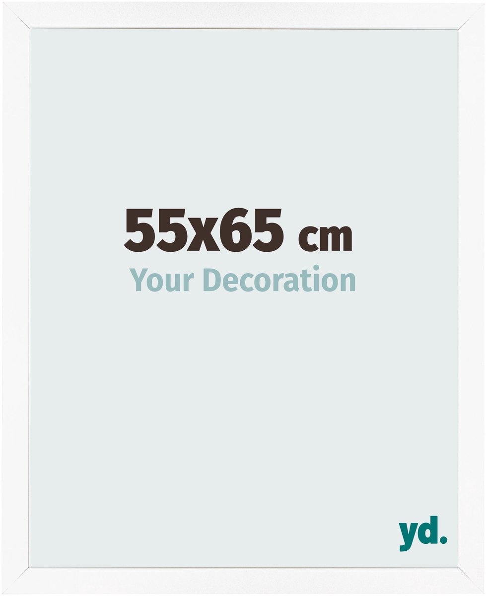 Your Decoration - Fotolijst 55x65 cm - MDF - Wit Mat - Bologna