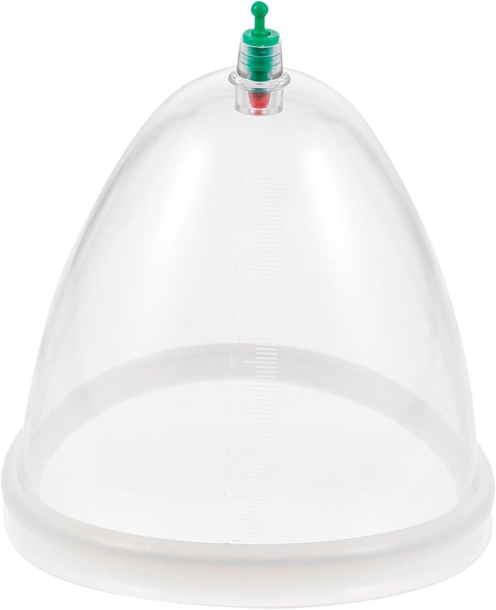 Massage Cups - Cupping Set - Spierontspanning - Chinese Cupping - 15 cm - Transparant