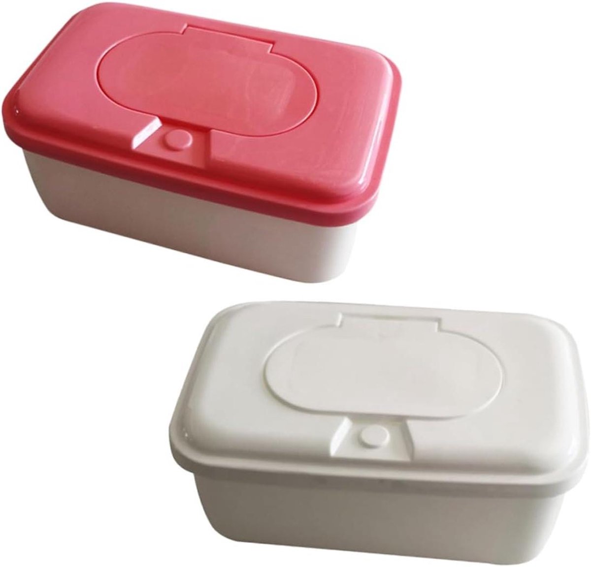 Babydoekjes Dispenser - Voetenhouder Wipes - Onderweg Hygiëne - Stofdicht Deksel - 180 Grams - Willekeurig
