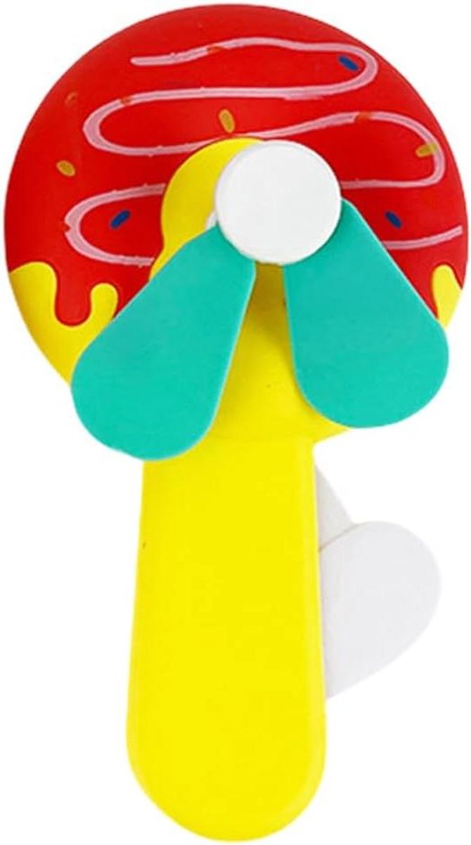 Handkoelventilator - Persventilator Handkoeler - Persoonlijke verkoeling - Geen batterijen nodig - 795 x 338 x 15 cm - Willekeurige kleur