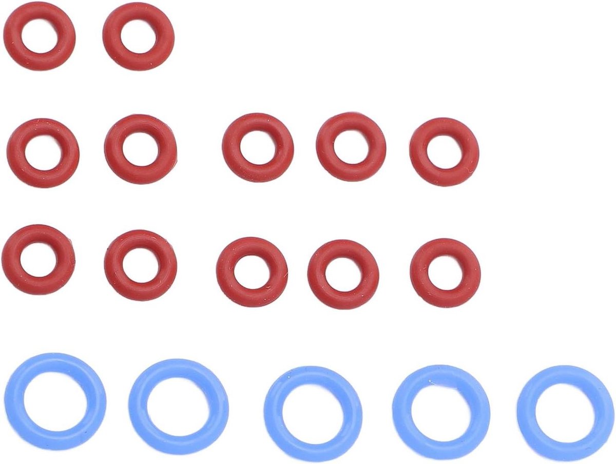 Machine Afdichtingsset - O-ringen - Koffie Maken - Voedselveilig - 17 Stuks - Blauw en Rood