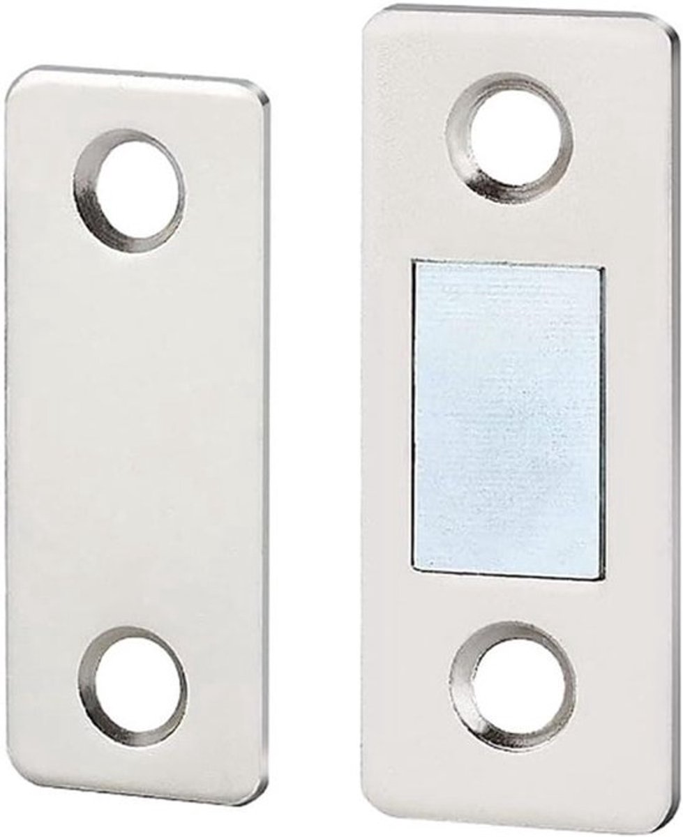 Magnetische Vang 8 Stuks | Rvs Ultra Dun | Zelfklevend | Voor Schuifdeur Venster Kast | Handig in Gebruik