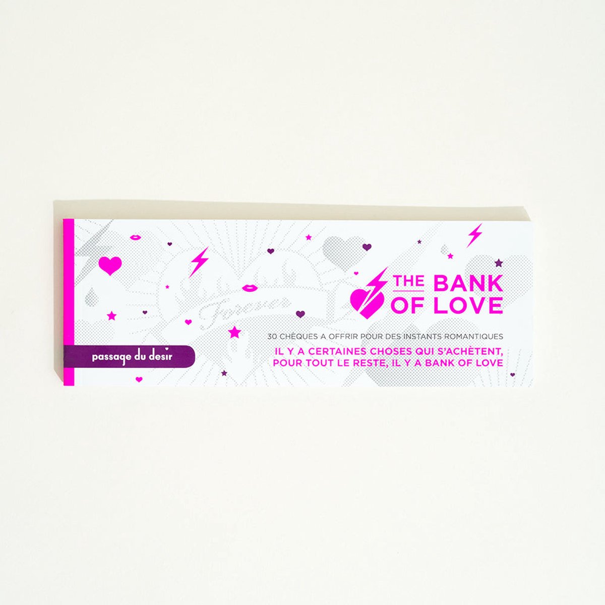 Chequeeboekje Bank of Love