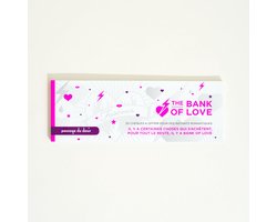 Chequeeboekje Bank of Love