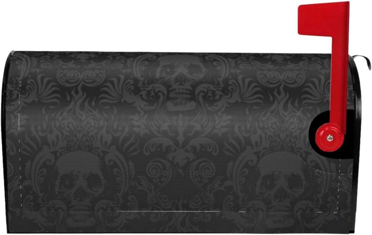Magnetische brievenbusdecoratie - Brievenbushoes - Buiten decoreren - Waterproof Oxford stof - 53 x 64.5 cm - Zwart
