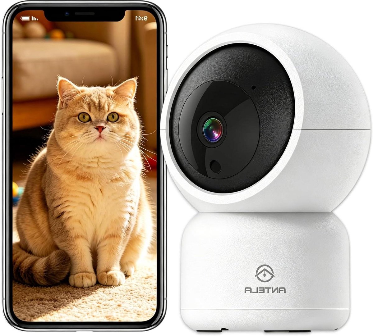 Bewakingscamera Binnen - IP Camera Wifi - Huis Beveiligen - 3MP Ultra HD Resolutie