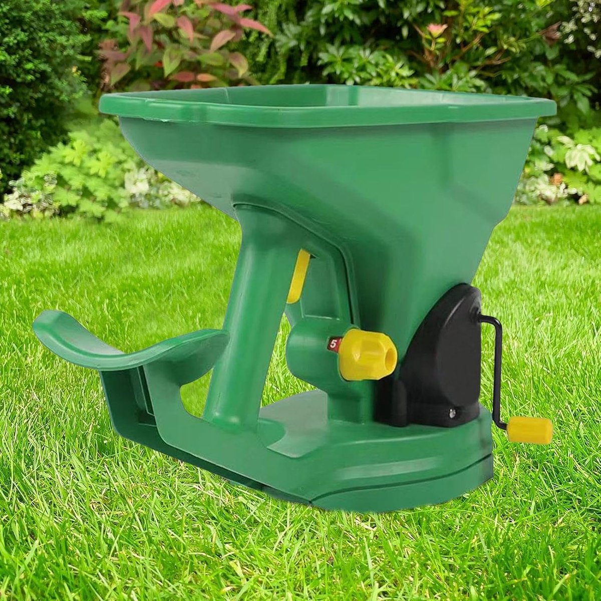 Gras Zaad Strooier - Hand Strooier Meststof - Gazon Onderhoud - Geen Buigen Nodig - 1.5L Capaciteit - Enkele Kleur