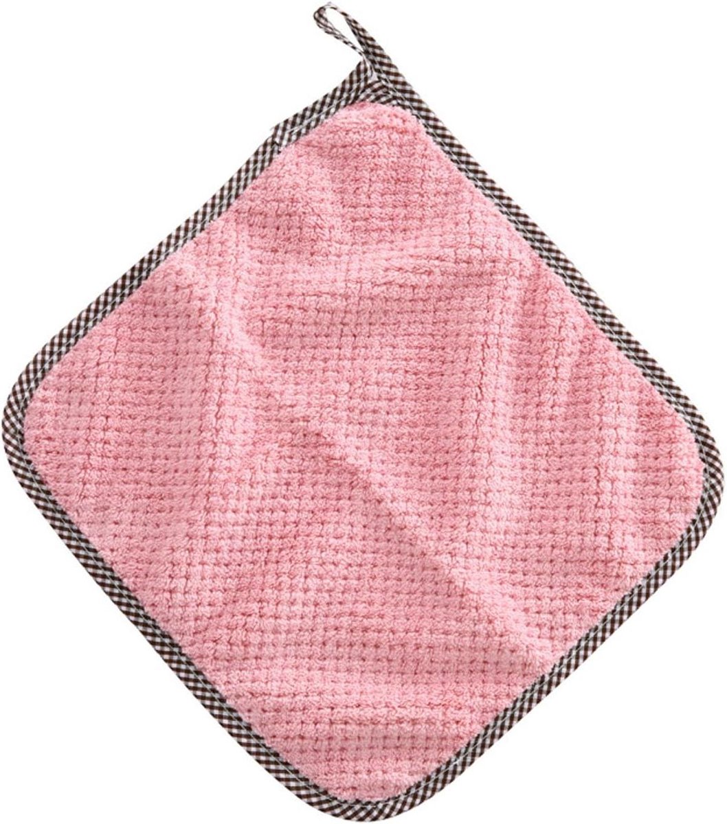 Keuken Washandjes - Vaatdoeken Microvezel - Snel Drogen - Super Absorberend - 16 x 3 cm - Grijs