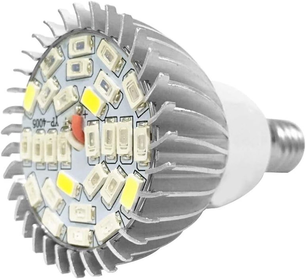 28W Full Spectrum LED Groeilamp voor Planten, GU10 Grow Light Bulb voor Bloeiende Planten, Energiezuinige Kweeklamp 85V-265V