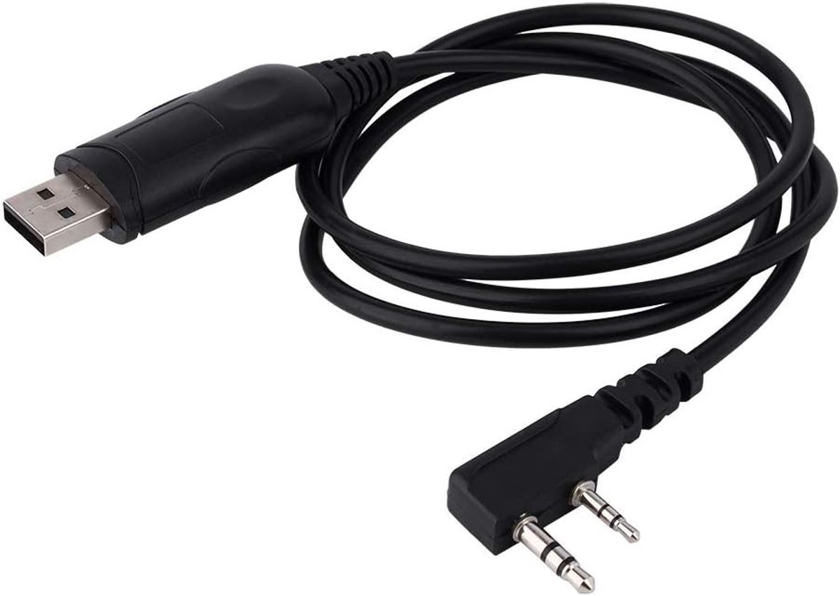 Draagbare USB Programmeerkabel voor UV-5R Walkie Talkies, Compatibel met BaoFeng en Kenwood, Ideaal voor Programmeren en Communicatie