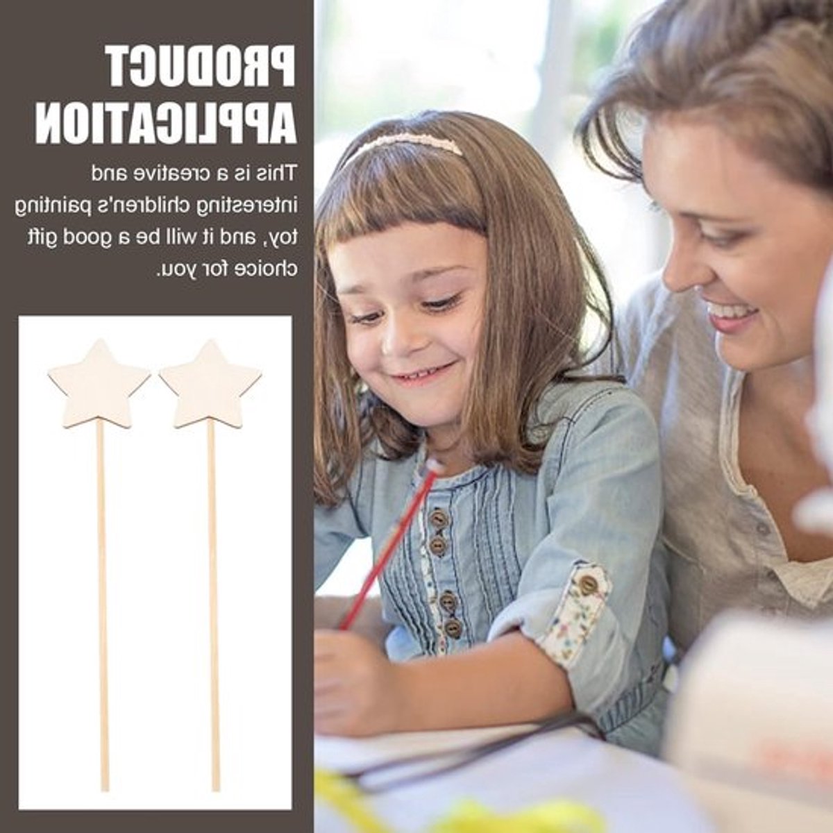 Onvoltooide houten toverstokken set van 8 stuks voor meisjes - DIY knutselprojecten, cosplay en feestdecoratie