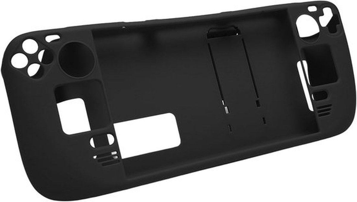 Volledige Beschermhoes voor Steam Deck - Schokbestendige, Antislip en Antikras Accessoires voor Optimale Bescherming (Zwart)