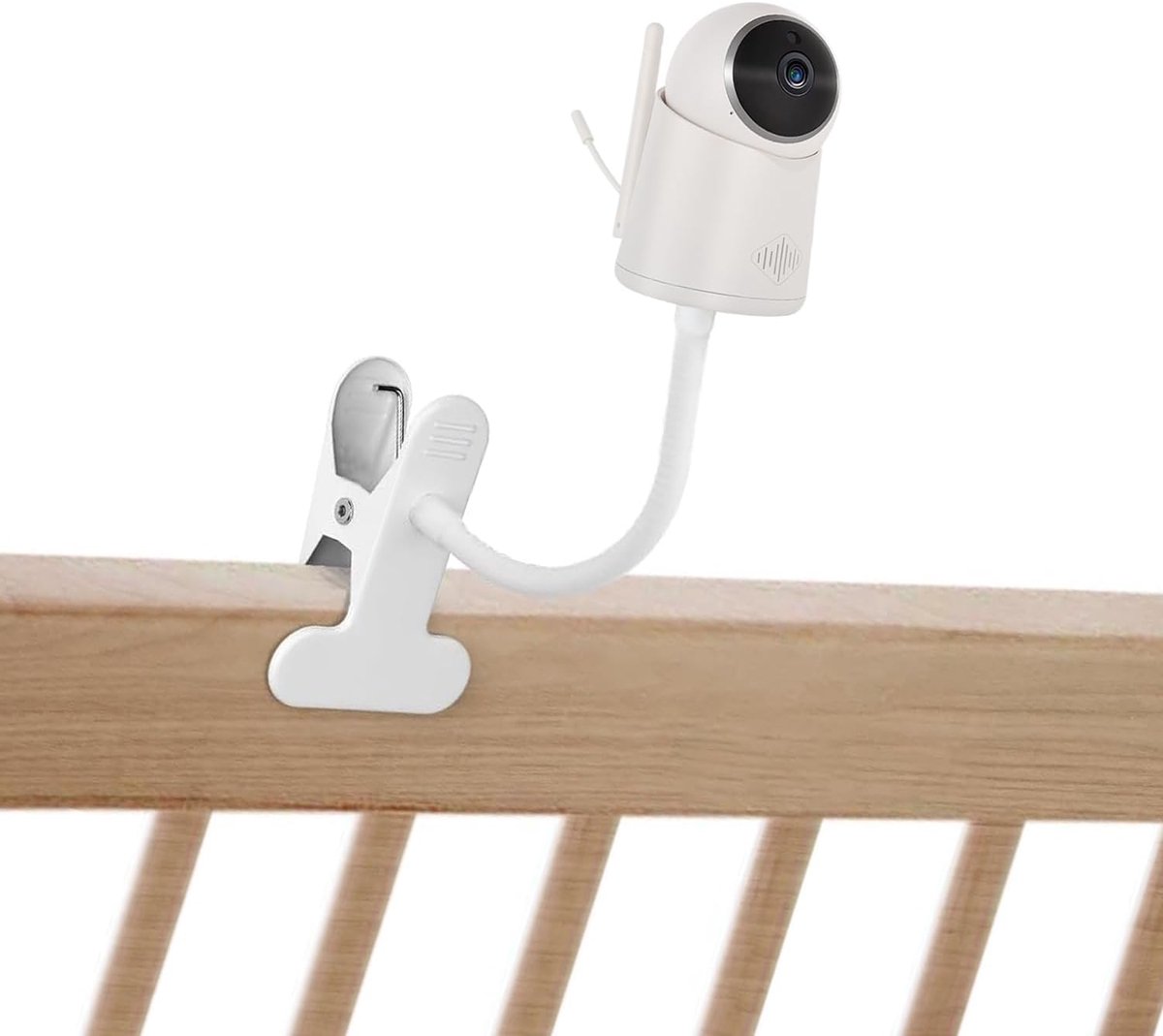 SnelShoppen - Flexibele babyfoonhouder 7,1 inch, verstelbare klem voor wieg en muur, compatibel met Vtech, Eufy en meer, geen gereedschap nodig
