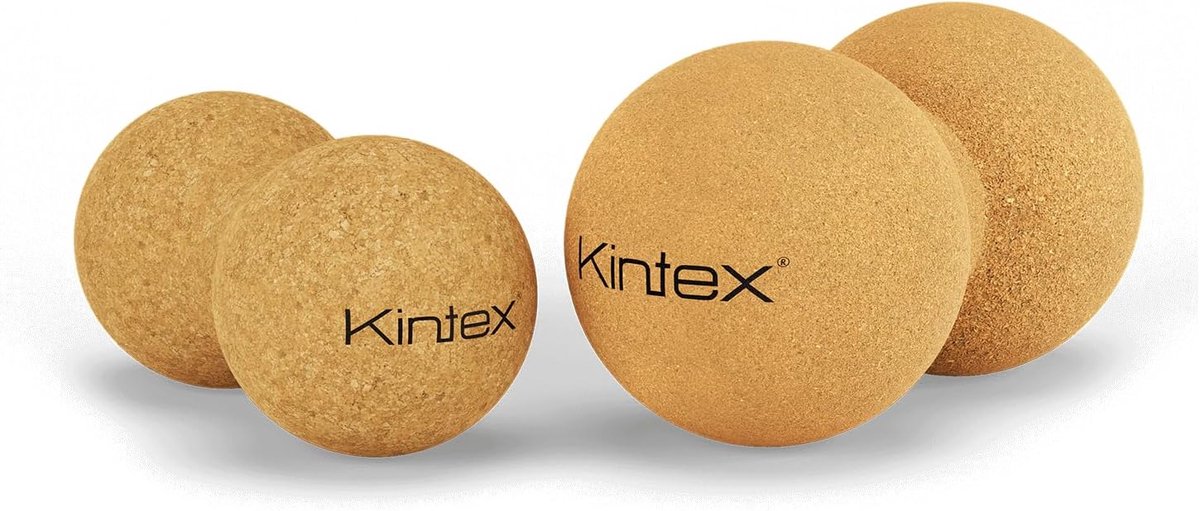 SnelShoppen - Kurk fascia pinda 13,5 cm - Ergonomische fasciabal van 100% natuurlijke kurk - Ideaal voor fasciatraining, mobiliteitsoefeningen en punt