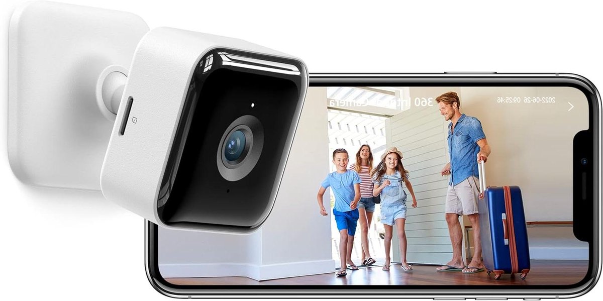 Beveiligingscamera Binnen - Wifi Camera - Huis Bewaken - Verbeterde Nachtvisie - 3MP Resolutie - Wit