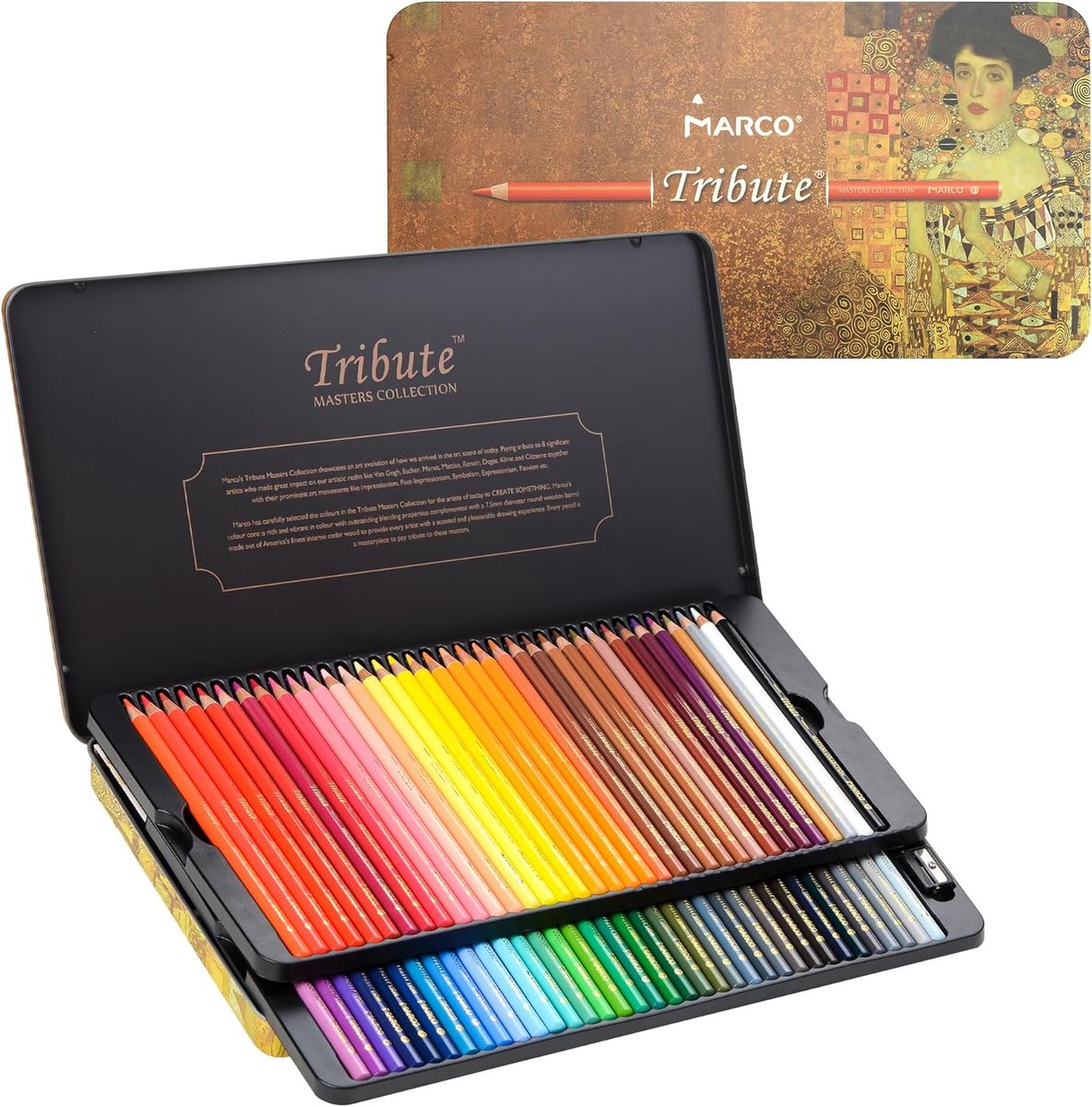 Kleurpotloden Set - Tekenen Potloden - Artistiek Tekenen - Oliebasis Vulling - 72 Kleuren - Multicolour