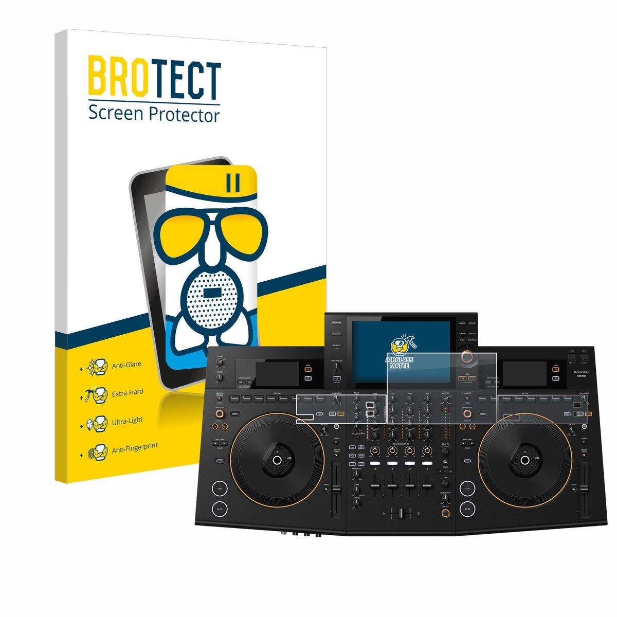 BROTECT - Screenprotector voor Pioneer OPUS-QUAD - Folie Beschermfolie Beschermglas matte