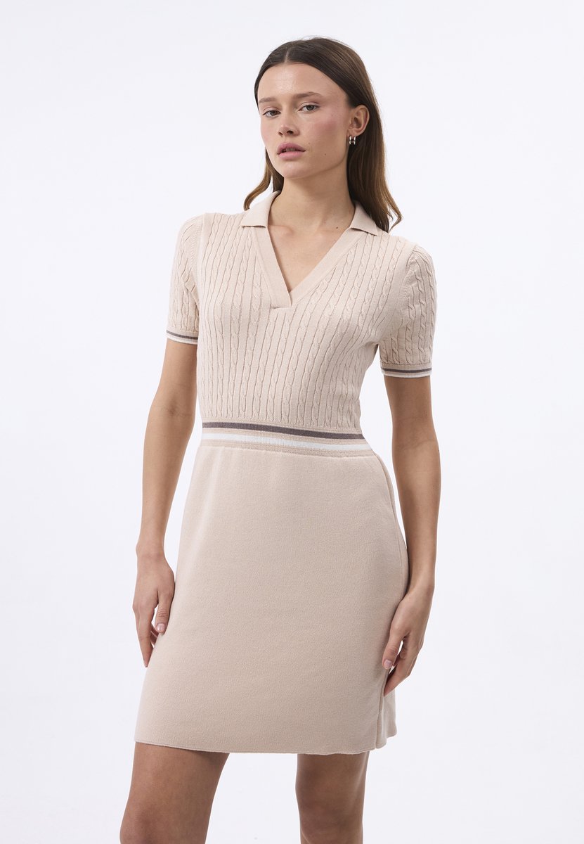 Felix Hardy Midi Zomer Kleid Dames Beige - M