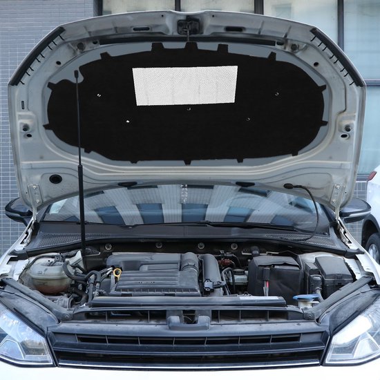 Isolatiemat voor motorkap met clips, geschikt voor VW Golf 6 - Geluidsisolatie en hittebestendig materiaal — afbeelding 4