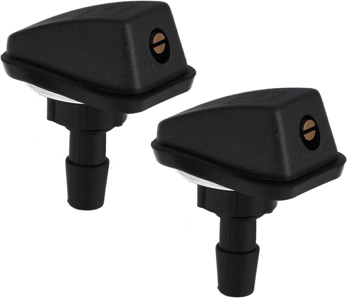 Set van 2 Universele Ruitensproeiers voor Voorruit, Vervangende Ruitensproeiers, Auto Accessoires voor Effectieve Reiniging