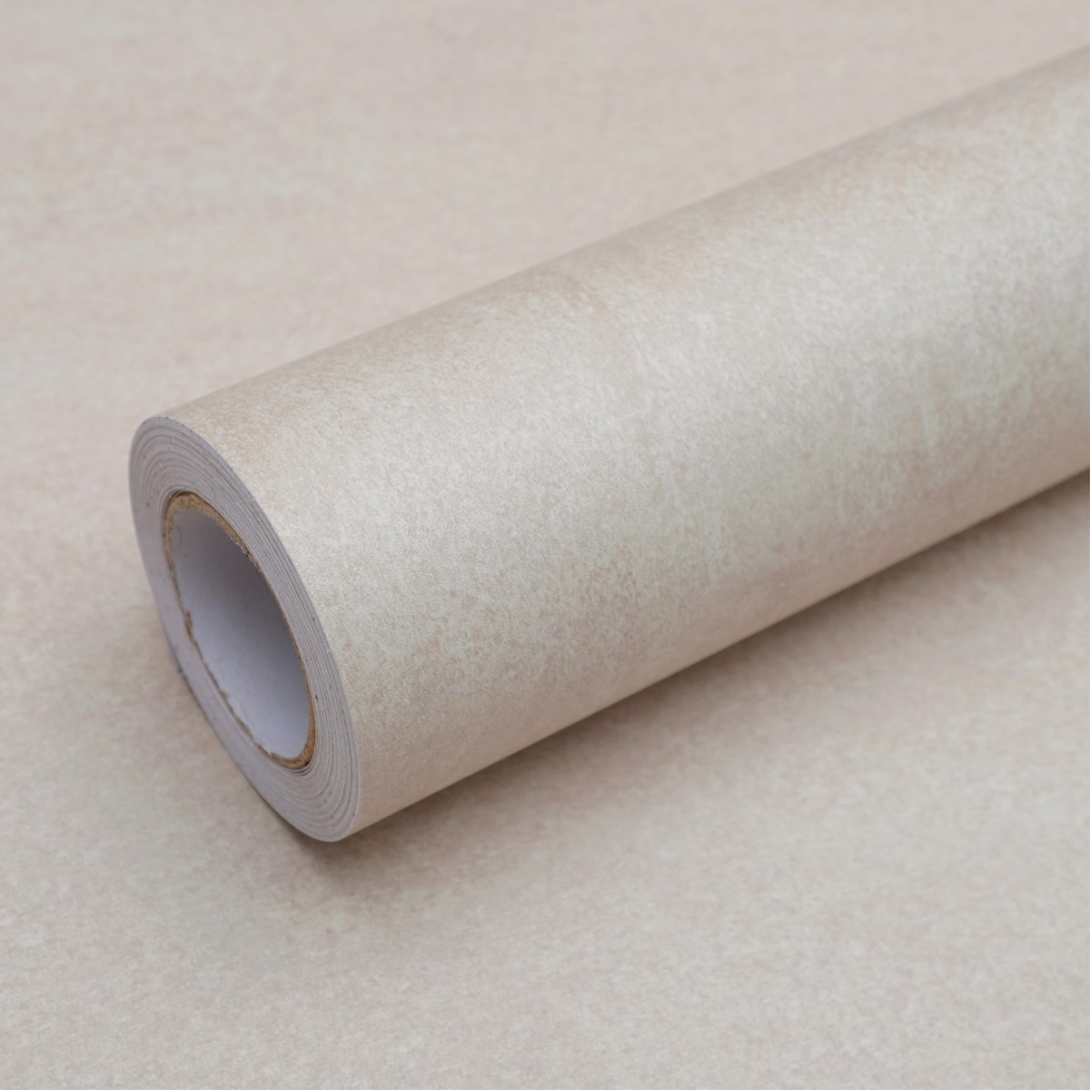 SnelShoppen - Hoogwaardige meubelfolie zelfklevend beige behang met natuurgetrouwe steenlook, waterdichte slijtvaste meubelstickers 40 cm x 5 m voor k