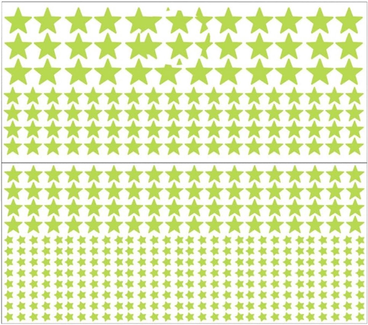 420 Stuks Luminous Sterren - Zelfklevende Glimsterende Sterren voor Kinderkamer Decoratie, Raamdecoratie en Slaapkamer Verlichting