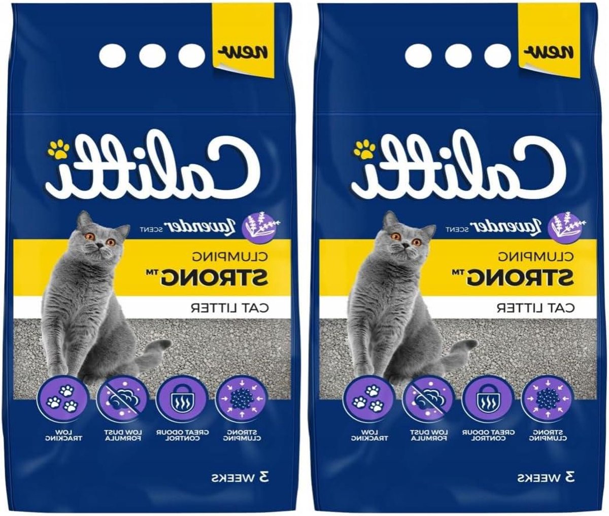 Kattenbakvulling Bentoniet - Klaverbak grind - Hygiënisch Huisdier - Sterk Klontvormend - 2x10 Liter - Natuurlijk
