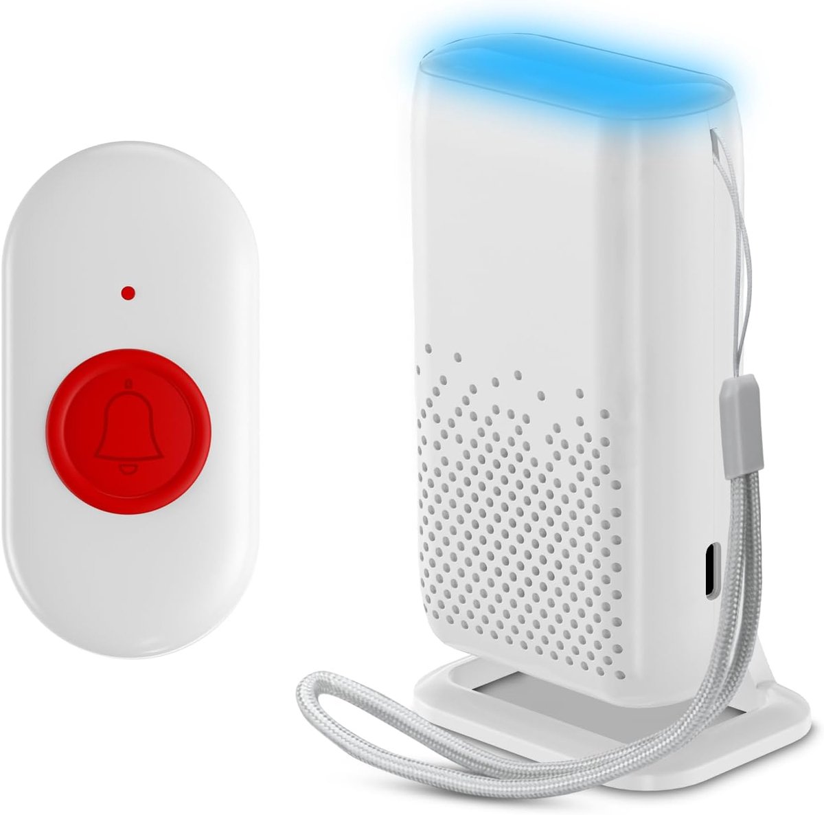 Draadloze noodknop voor ouderen - Alarmarmband met 200 mAh batterij - Langdurig gebruik - Veiligheidsoplossing - ShopVlot