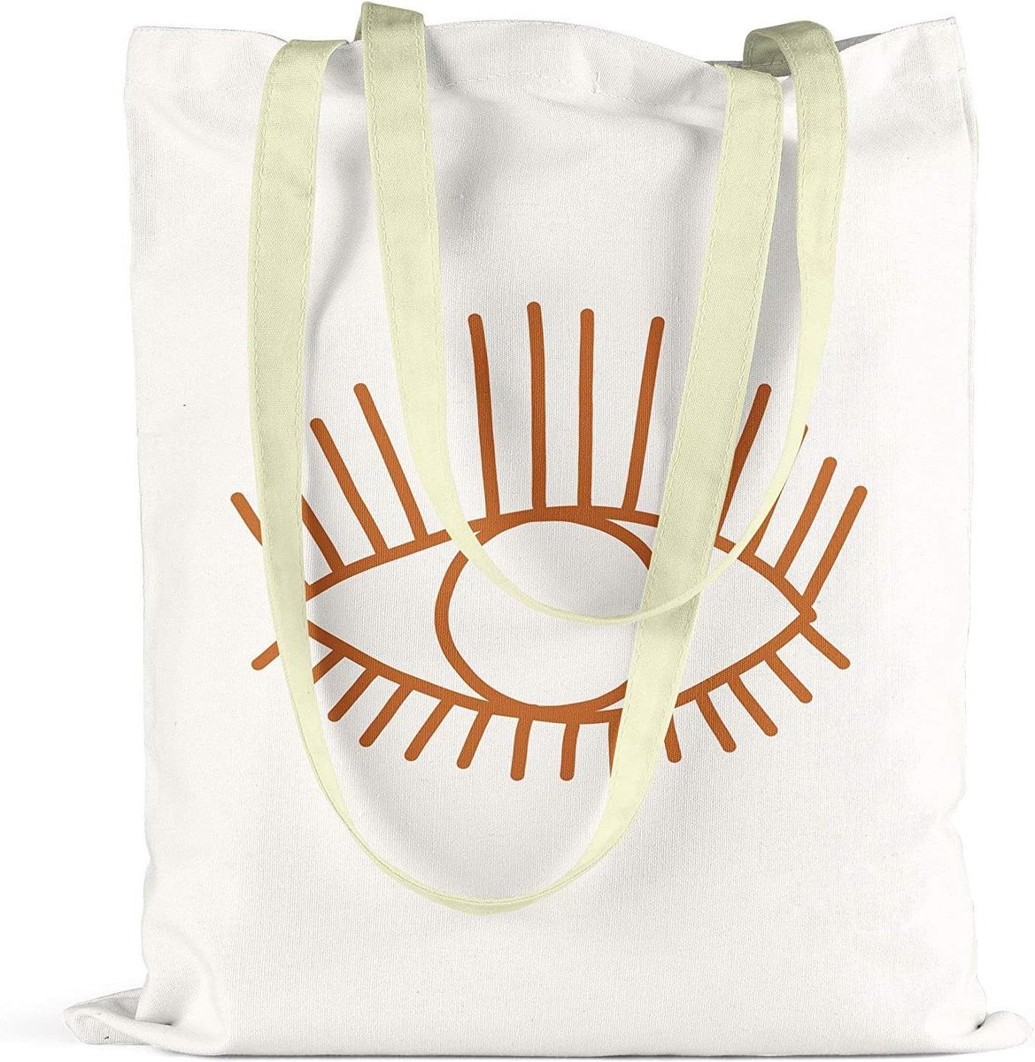 Tote Bag - Draagtas Herbruikbaar - Boodschappen Doen - Machine Wasbaar - 34x40 Cm - Multicolor