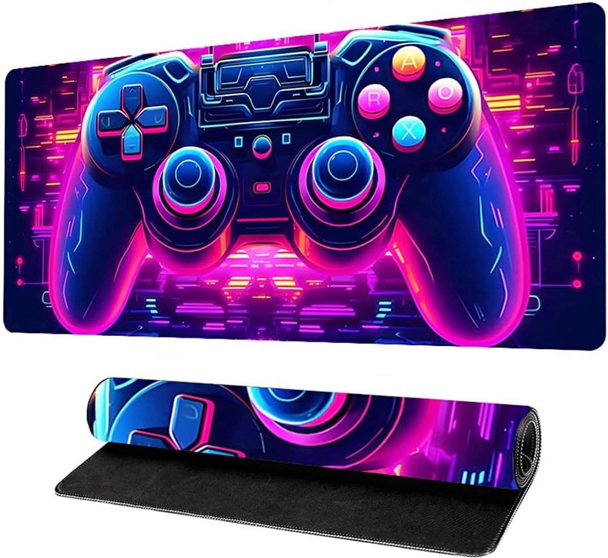 Grote Gaming Muismat voor PC - Niet-Slip Desk Pad voor Gamepads en Accessoires - Ideaal voor Kantoor en Gaming Setup