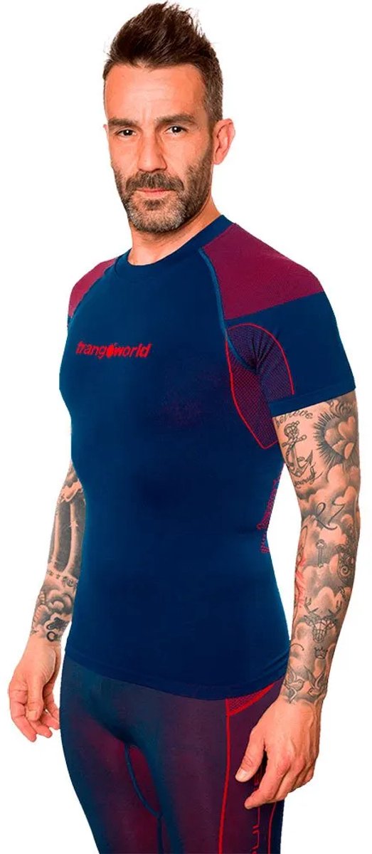 Trangoworld Trilho T-shirt Met Korte Mouwen Blauw S Man