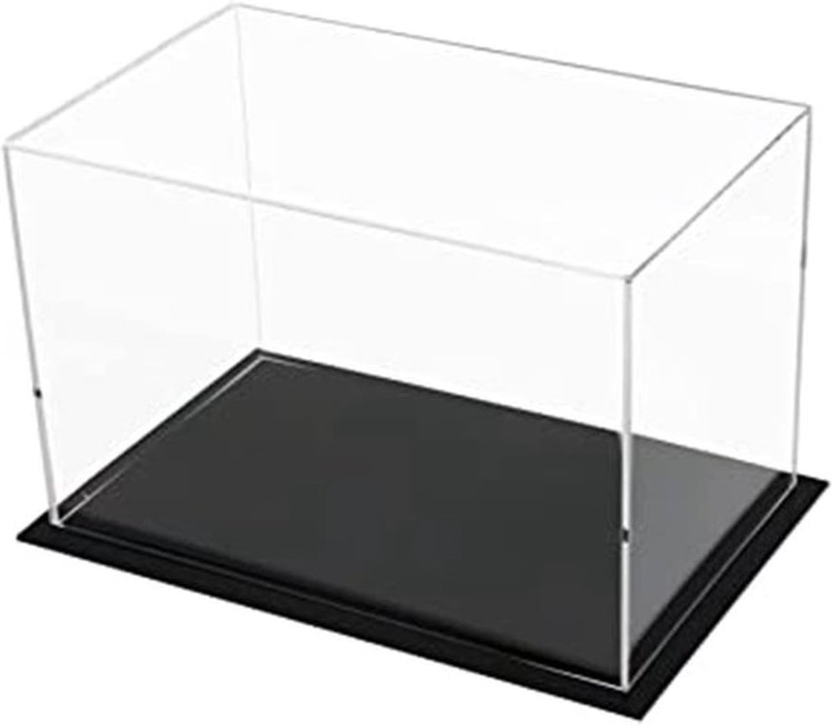 Duidelijke Acryl Display Case, Stofdichte Showcase met Versterkte Basis voor Actiefiguren, Speelgoed en Thuisopslag (55 x 33 x 30 cm)