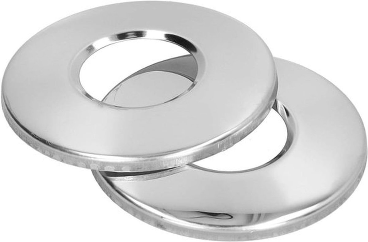 Ladder Rozetplaten voor Zwembadladder, 2 Stuks Roestvrijstalen Afdekplaten - 4,3 Cm Pijp