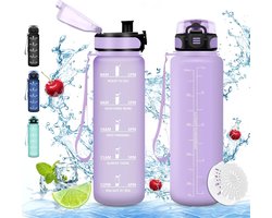 SnelShoppen - Vikaster Sportdrinkfles 0,5 l - BPA-vrije, lekvrije drinkfles voor fiets, fitness, school, outdoor - Geschikt voor koolzuurhoudende dran