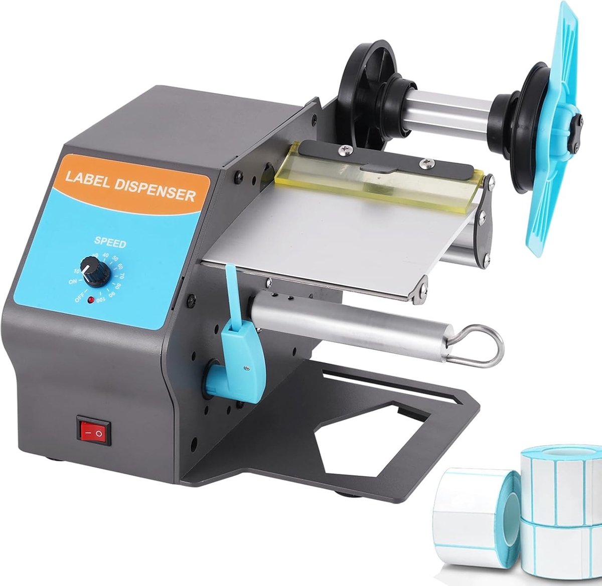 Label Dispenser voor Rollabels met een Breedte van 5-120mm - Automatische Labeluitgever voor Transparante, Zelfklevende en PET Labels met een Snelheid van 10mm/s - 220V