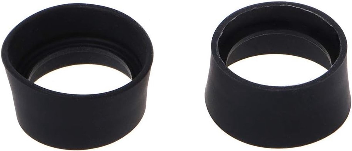 Oculaire bescherming van zacht rubber 35-37 mm - 2 stuks oogbescherming voor microscopen en binoculaire toepassingen