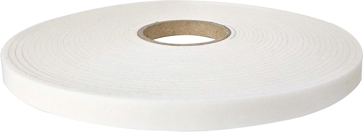 SnelShoppen - Keramische Afdichtingstape, Brandwerende Band, Ovenband, Haardband, Hittebestendig, Eenzijdig Zelfklevend, Wit, 10 mm x 3 mm, 10 Meter
