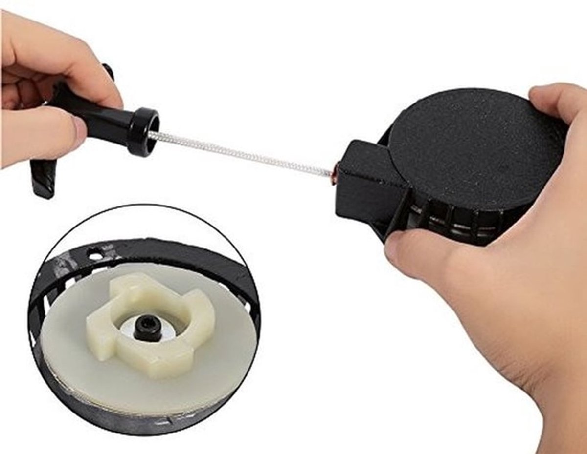 Trekstarter Draagbaar - Compatibel met 49CC Pocket Bikes - Schokbestendig - Lichtgewicht - Aluminium - 14,2 x 9,5 cm - Trekstarteronderdeel