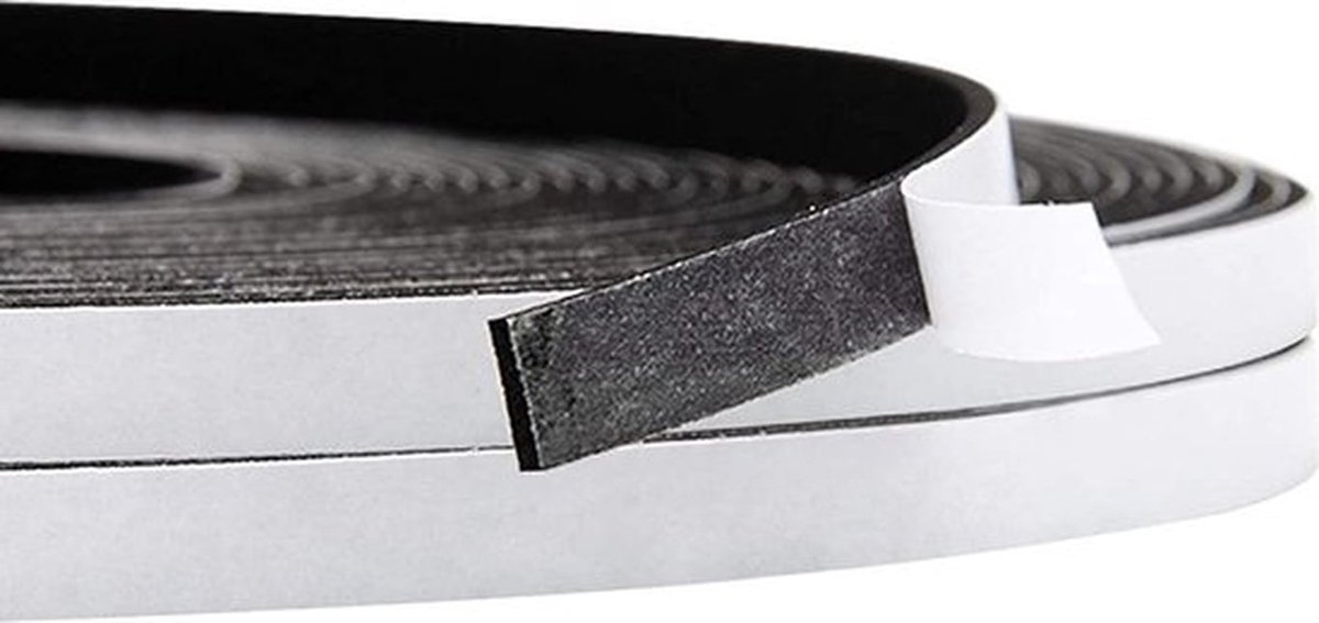 Zelfklevend rubberen afdichtingstape voor deuren en ramen - anti-botsing - geluiddicht - waterdicht - stofdicht - zwart - 6 x 15 mm x 20 m