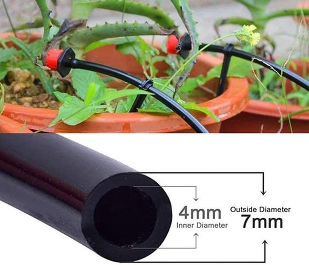 Waterslang 20 meter - Flexibele Tuinslang - PVC Kunststof - Duurzaam - Irrigatie - Geschikt voor Tuin en Landbouw