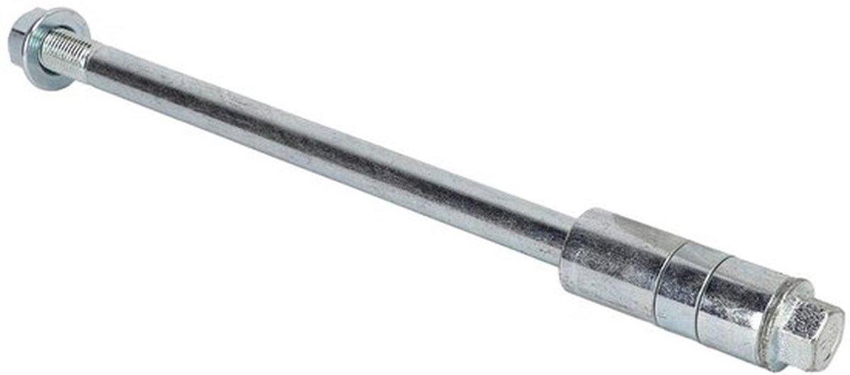 Achteras 12mm - Vervangingsonderdeel voor PIT PRO Trail - Stalen Legering - Hoge Nauwkeurigheid - Stabiele Prestaties - Gepolijst Uiterlijk - As