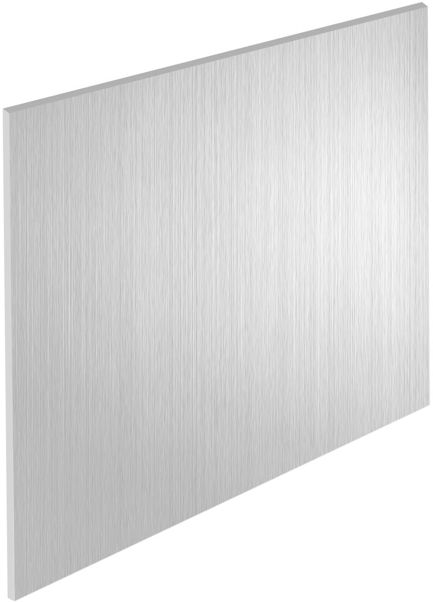 Solidchoice - Set van 10 Aluminium Platen 200 x 200 mm, 0,5 mm Dun