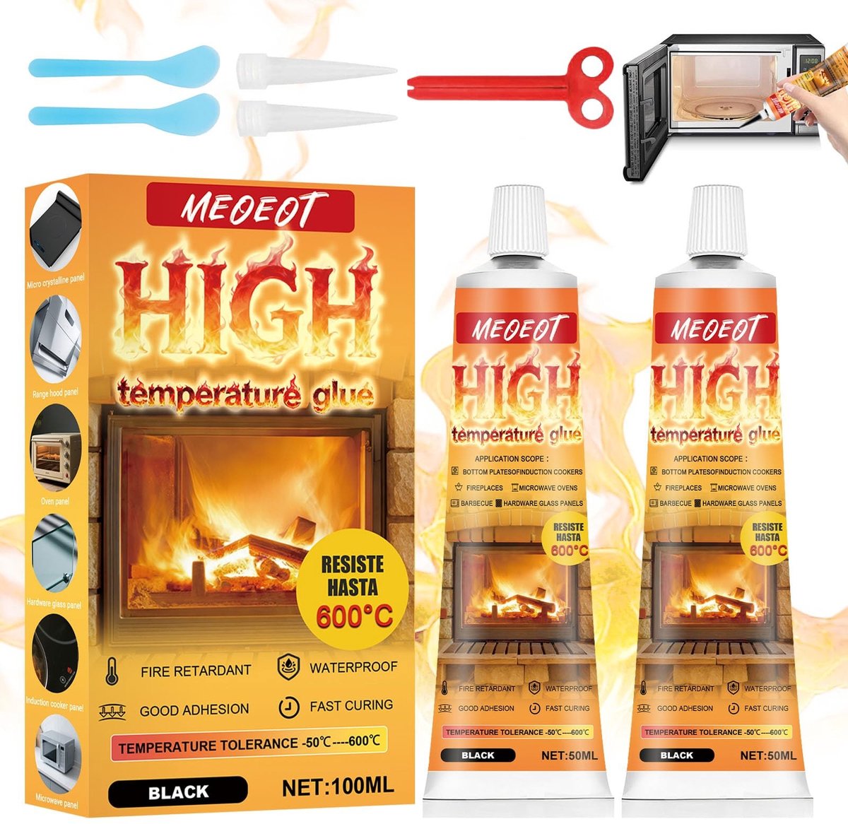 Solidchoice - Hoge Temperatuur Lijm Seal van 100ml voor Verwarmingsapparatuur
